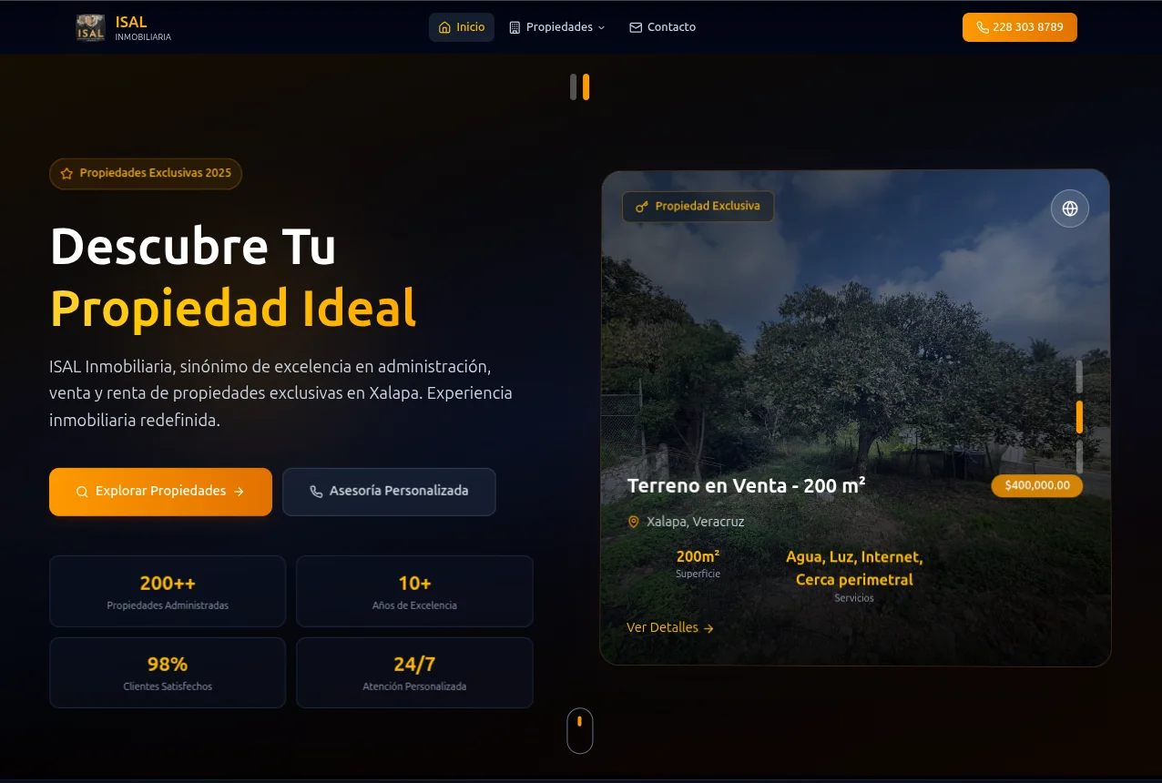 ISAL Inmobiliaria - Plataforma de Propiedades