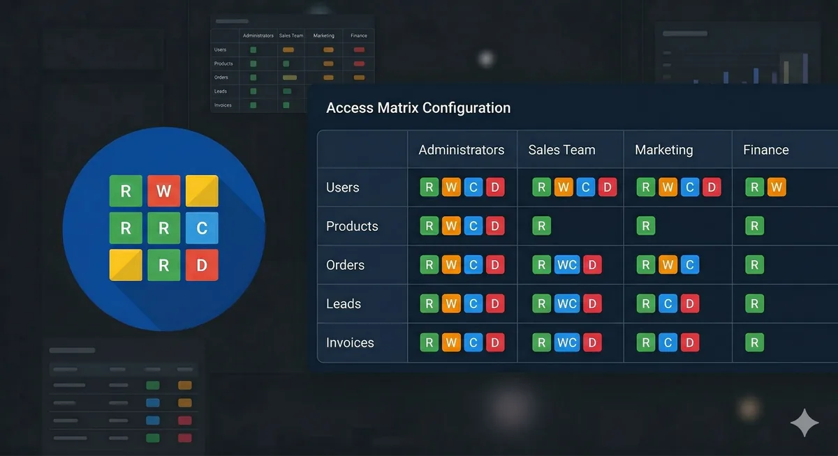 Access Matrix | Auditoría Visual de Permisos Odoo 19
