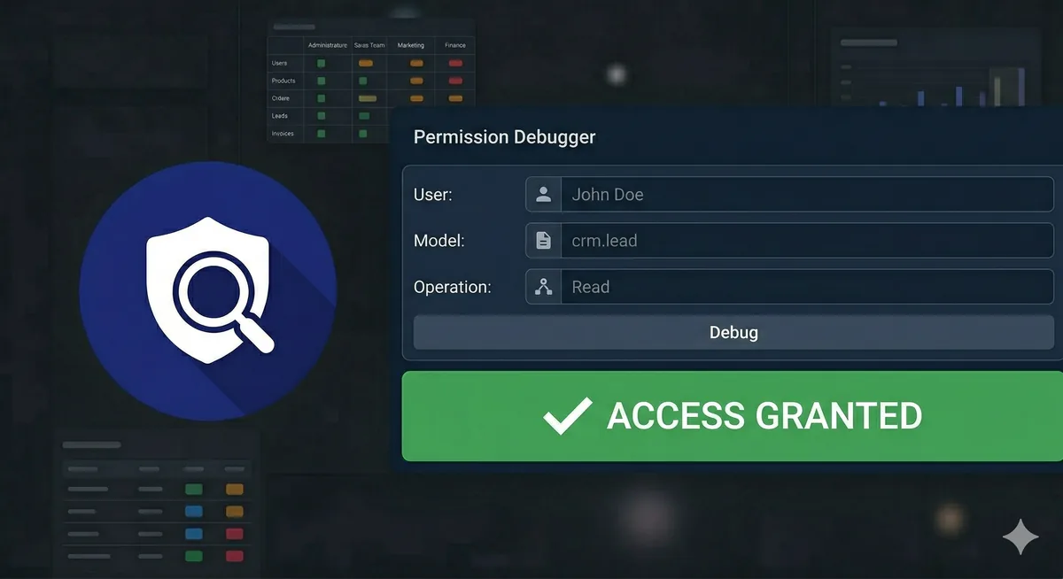 Permission Debugger | Diagnóstico de Accesos Odoo 19